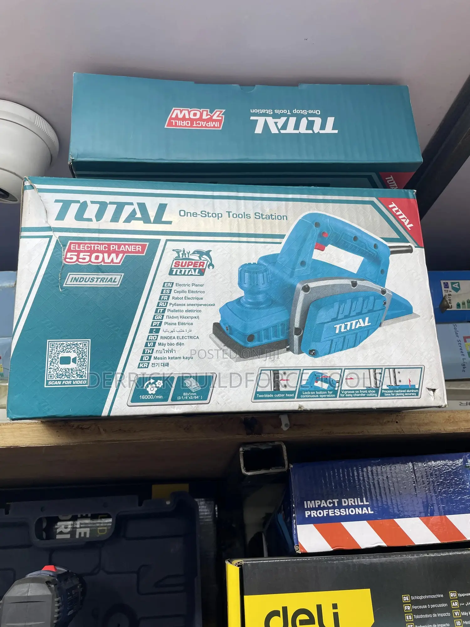 Total 550w Electric Planer