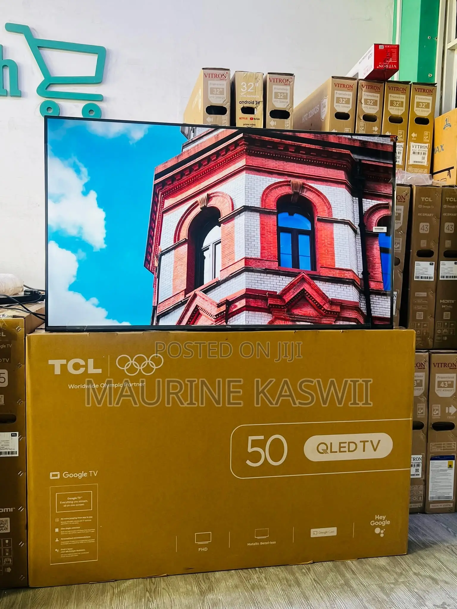 TCL Qled 50”T6d Google