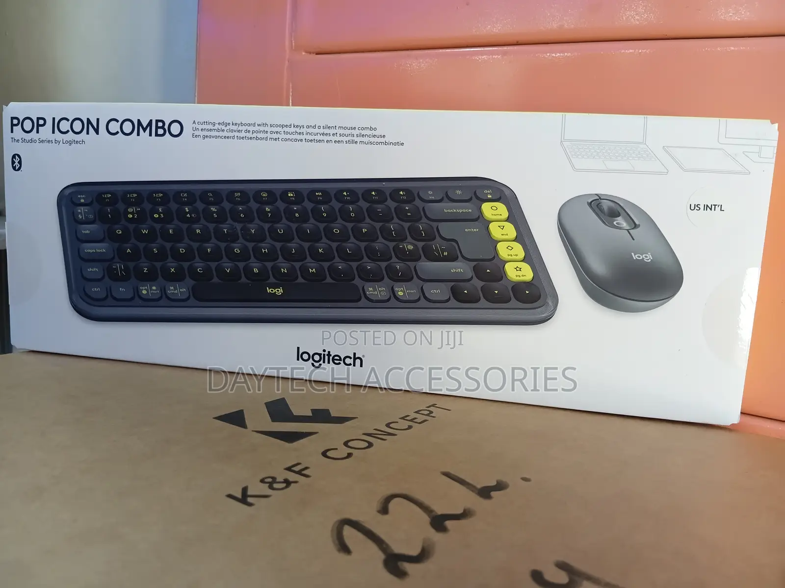 Logitech Pop Icon Combo, Bluetooth Keyboard and Mouse Combo