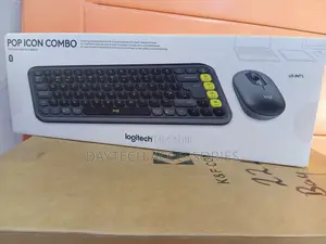 Logitech Pop Icon Combo Bluetooth Keyboard and Mouse Bundle (Graphite)