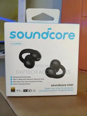 Soundcore C50i Open-Ear Earbuds by Anker - Black
