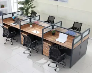 6 Way Cubicle Work Station