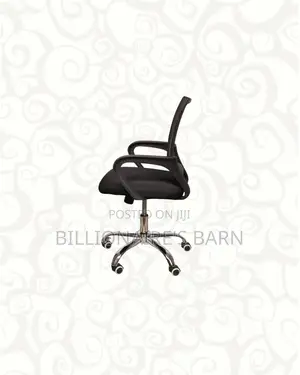 Heavy Duty Office Chair Ergonomic Fabric Seat With Lumbar Support