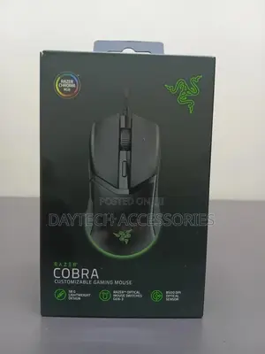 This Is a Razer Cobra Wired Gaming Mouse Featuring Chroma RGB Lighting