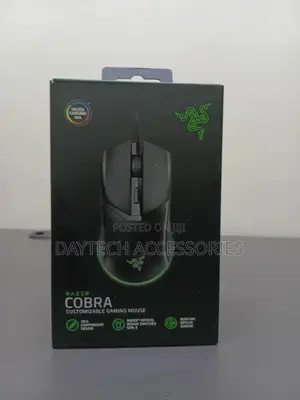 This Is a Razer Cobra Wired Gaming Mouse Featuring Chroma RGB Lighting