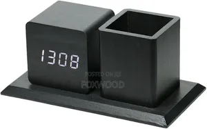 Wooden Digital Desk Organizer