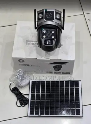 V380 Pro Dual Lenses Outdoor Solar Wireless 4g Camera