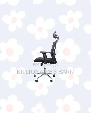 Office Chair Ergonomic Headrest With Chrome Base Nairobi Special