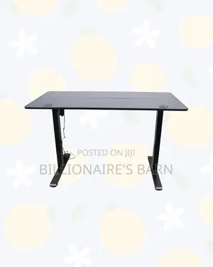 Single Split Electric Standing Desk Compact Sit Stand Workspace