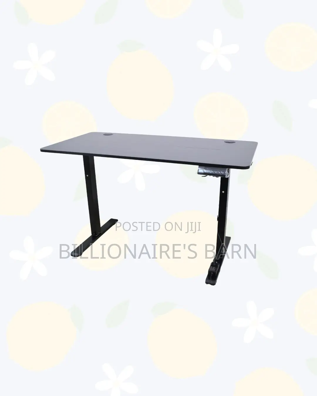 Single Split Electric Standing Desk Compact Sit Stand Workspace