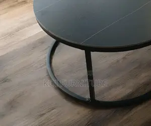Coffee Table; Round Talemoh Coffee Table Set