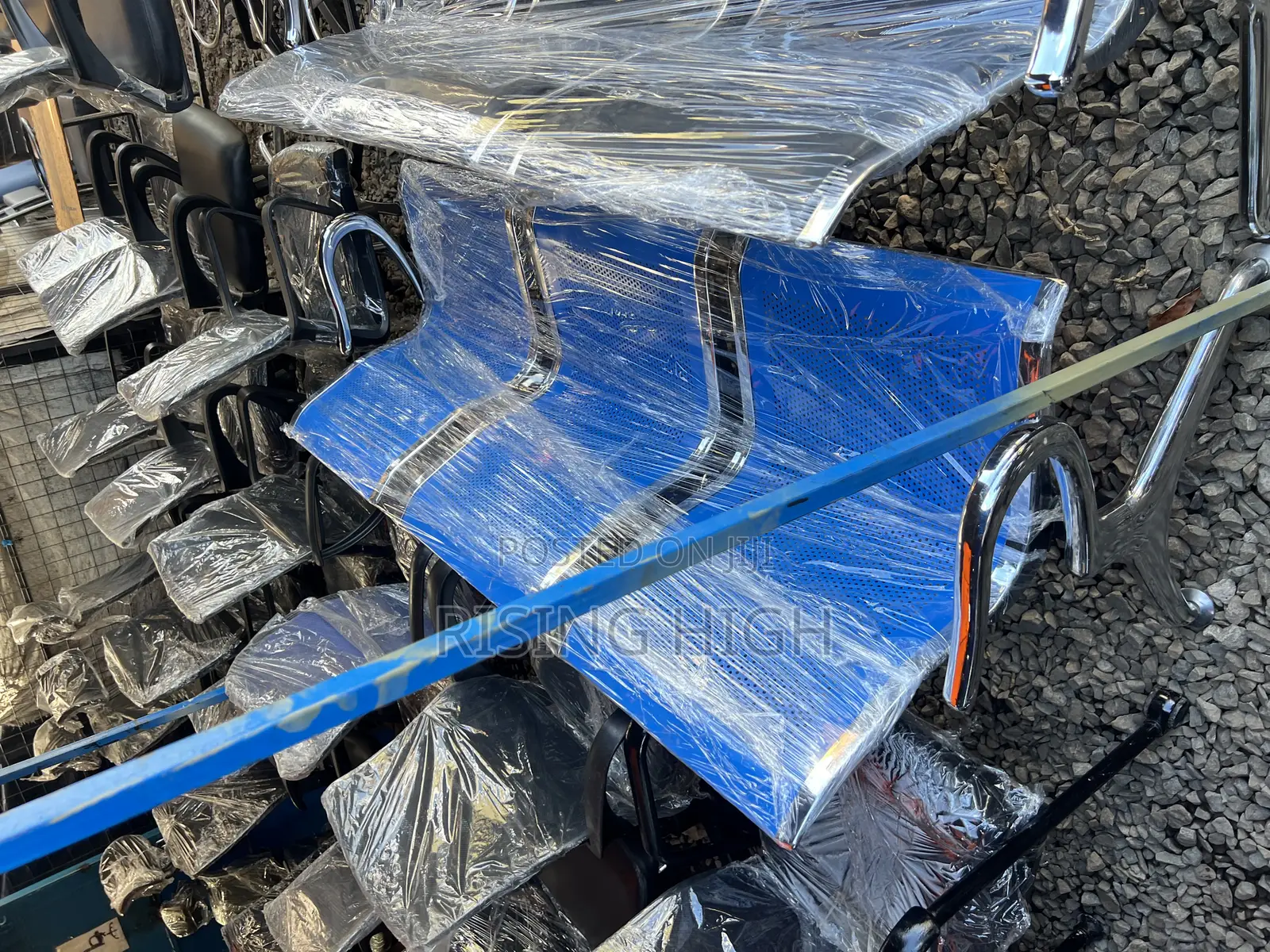 Airport Blue Waiting Chairs