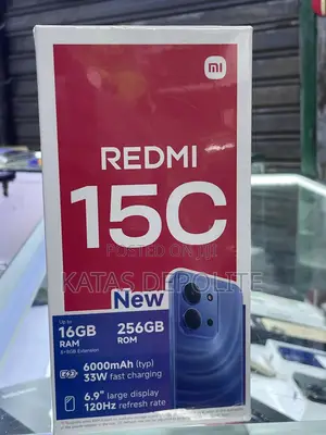 New Xiaomi Redmi 15C 4G 256 GB Black