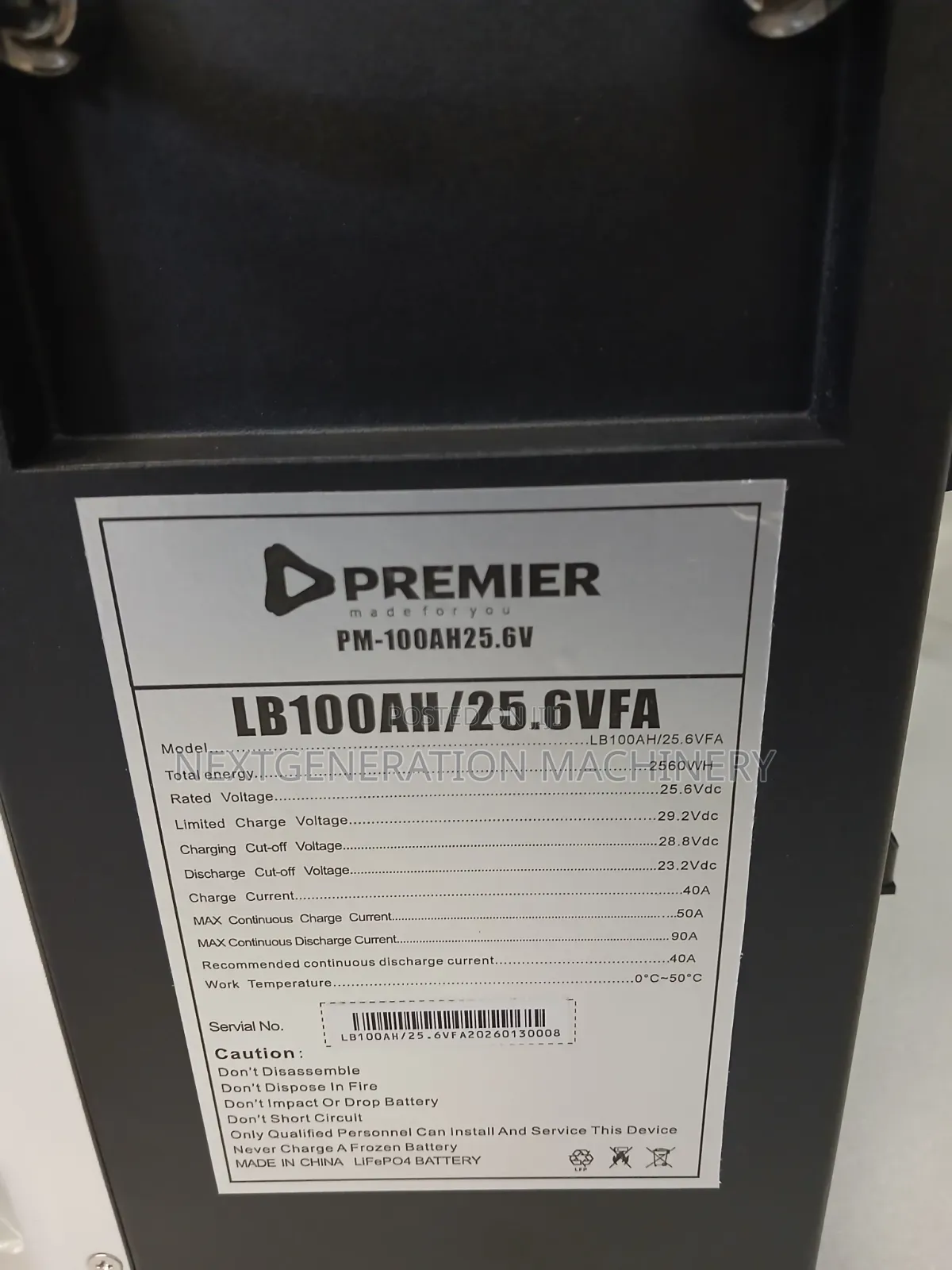 Premier Lithium Battery