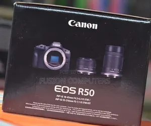 Canon Eos R50 Mirrorless Camera With 18-45mm and 55-210mm
