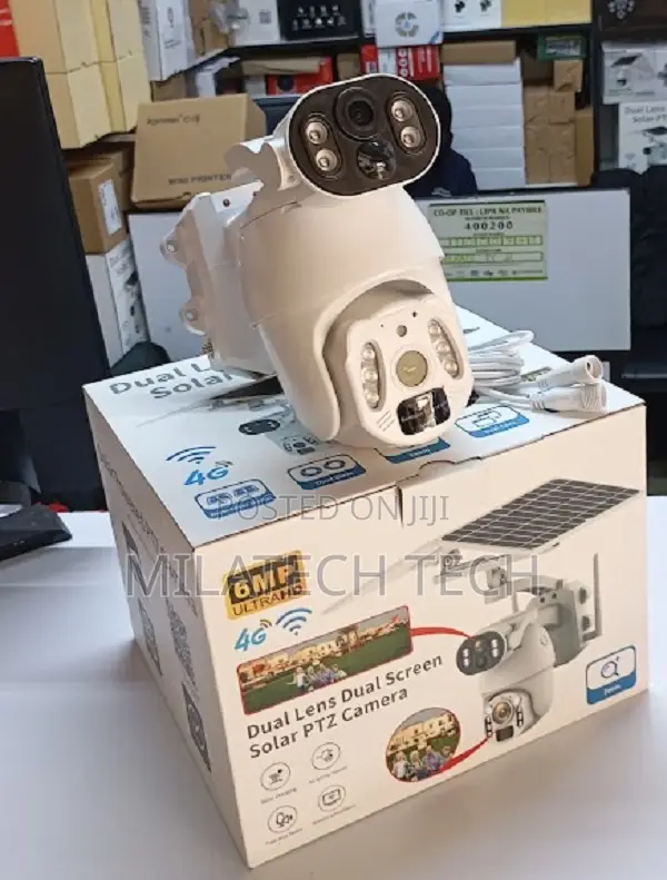 Ubox Dual Lens 6mp 4g Solar PTZ Human Detection