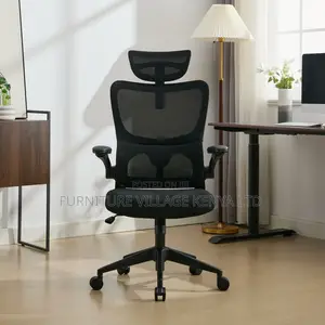 Swivel Ergonomic Mesh Seat With Flip Arms