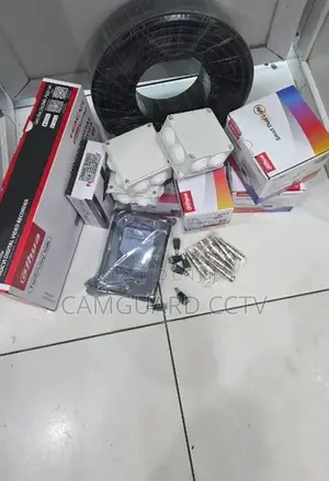 Dahua Full CCTV Installation Kit With 4 Colorvu Cameras