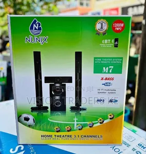 Nunix 3.1ch Nu- M7 Home Theater Speaker Woofer