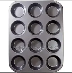 Non Stick Cupcakes Tray.
