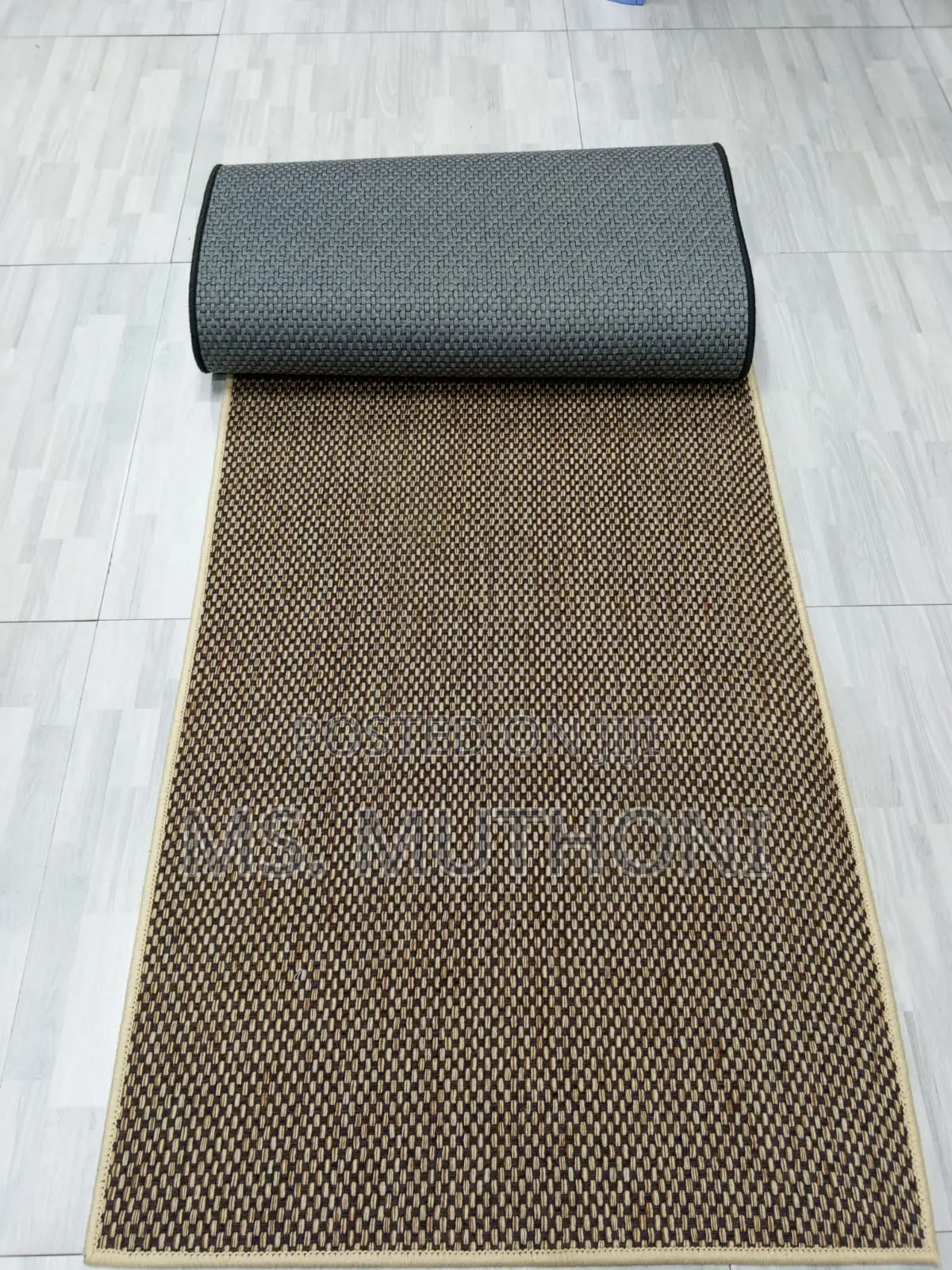 Solid Color Dirt Trapper Doormats Featuring a Non-Slip Backing.
