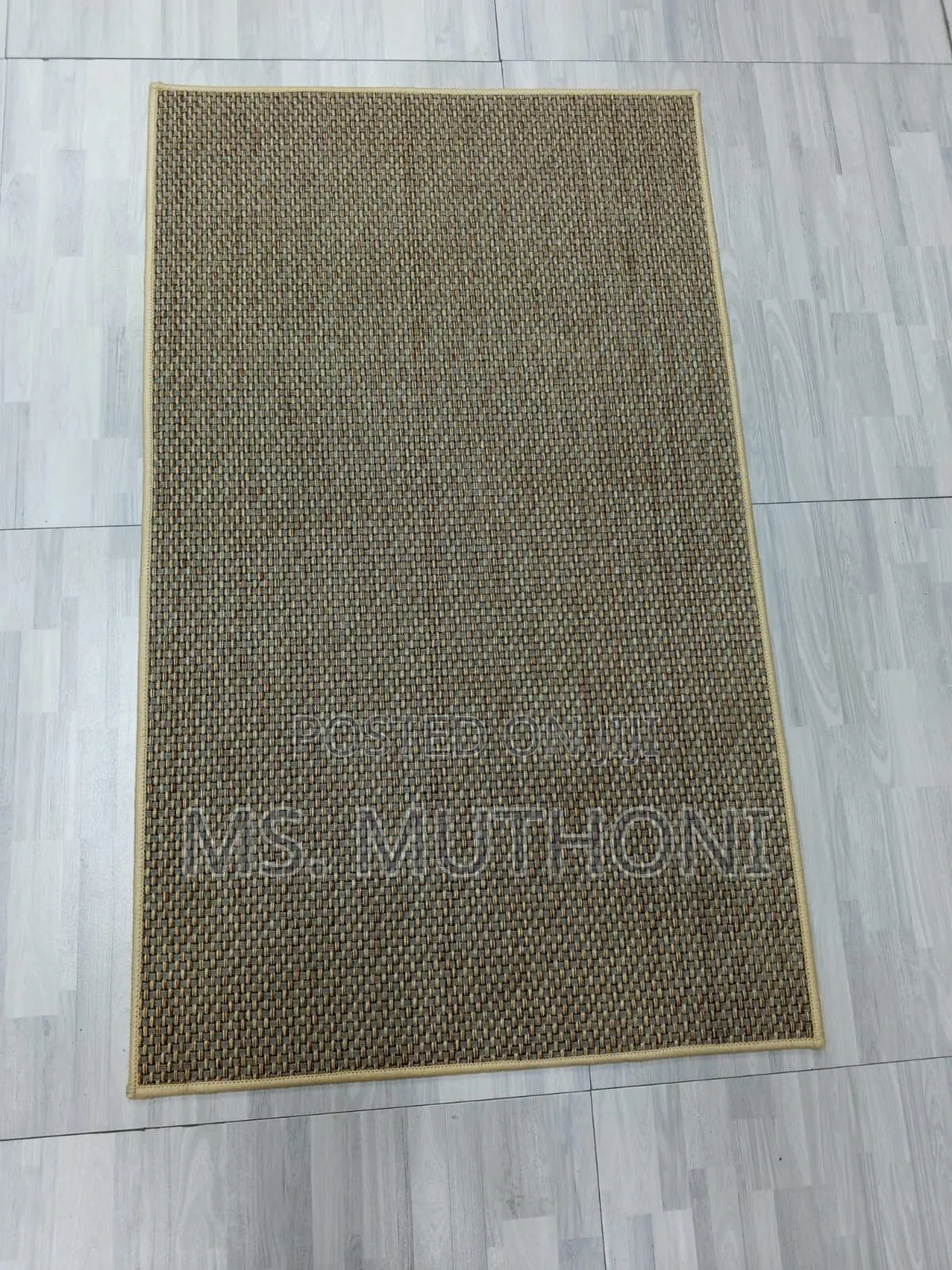 Solid Color Dirt Trapper Doormats Featuring a Non-Slip Backing.