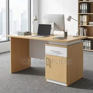 1.4 Meters Office Table With Drawers