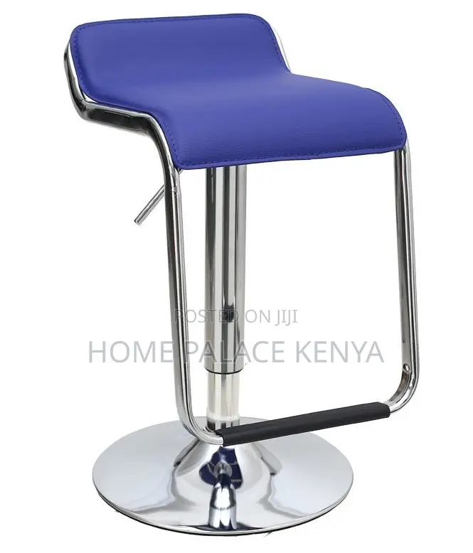 Bar Stool: Mid Century Adjustable Pu Leather Bar Stool