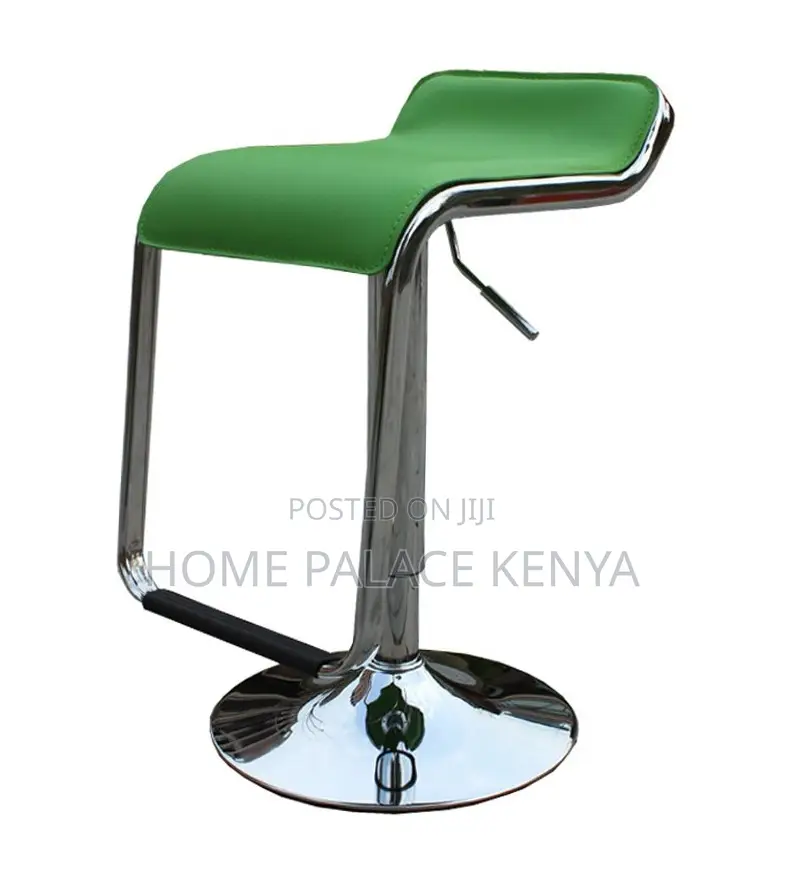 Bar Stool: Mid Century Adjustable Pu Leather Bar Stool