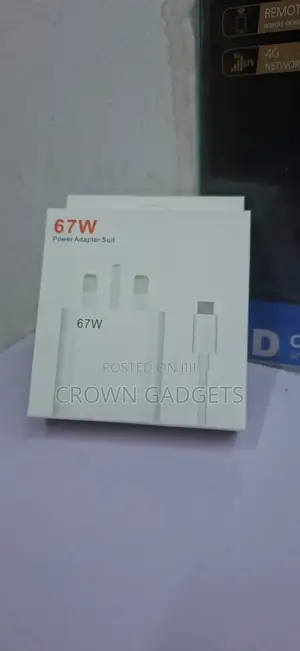 67w Fast Charger Suit With 6a Usb-C Cable Turbo Charge