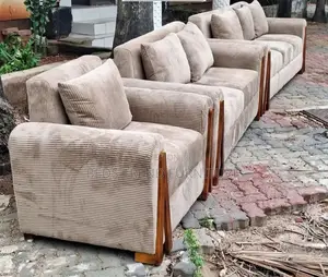 Beige 6 Seater Sofa Set