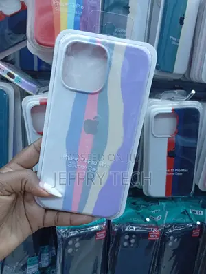 iPhone 14 Pro Max Colorful Gradient Silicone Case