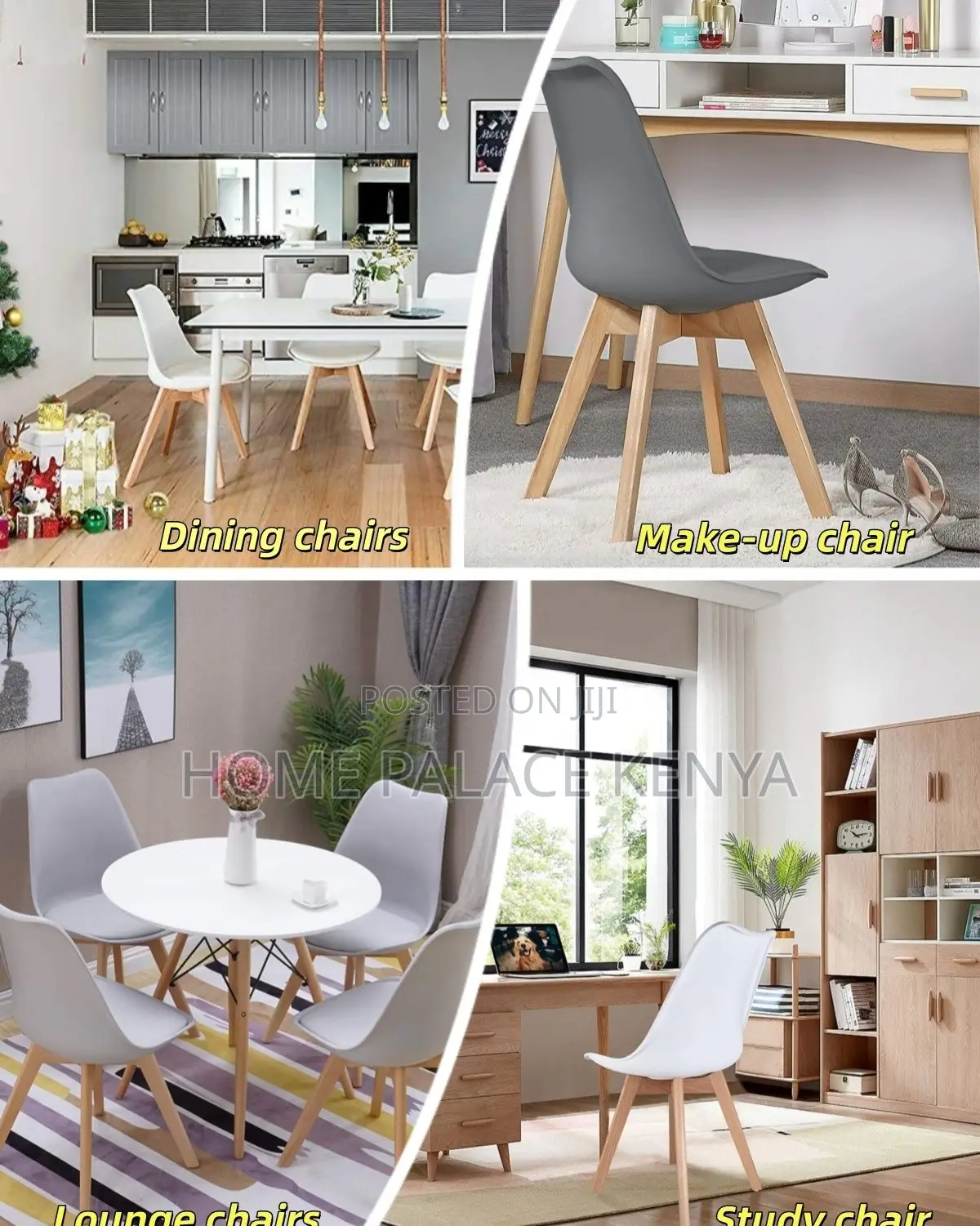 Dining Chair; Dining Plastic Chair Tulip Design