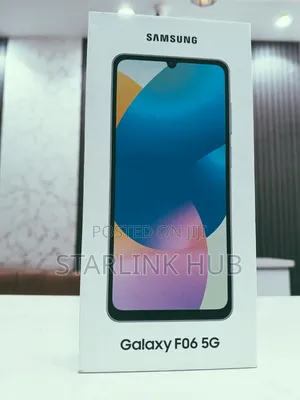New Samsung Galaxy F06 5G 128 GB Black