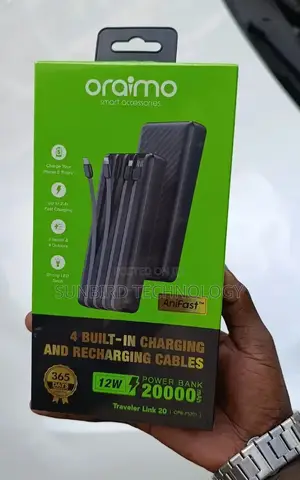 Oraimo Traveler Link 20 Opb-P5201 20,000mah Powerbank