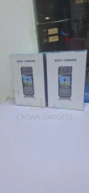 1080p Hd Body Camera - Rechargeable, Clip-on, Black
