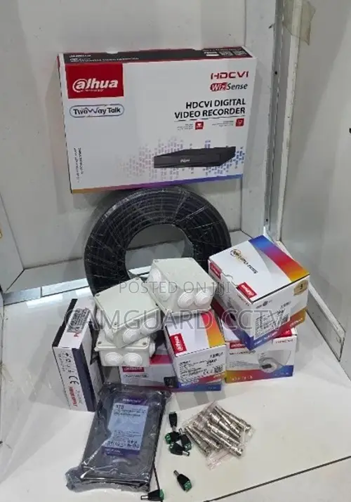 Dahua Video Surveillance Kit With DVR 4 Security Cameras