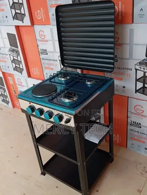 Eurochef Ec-6024 (3+1) Deluxe Gas Stove With Stand