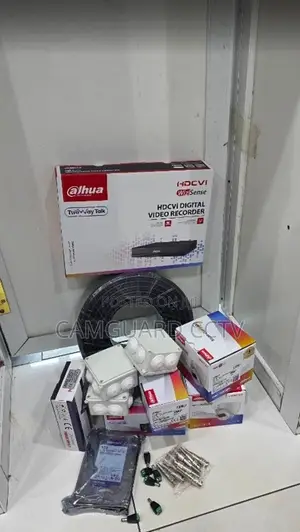 Dahua Security Camera Package With DVR Installation Accessories