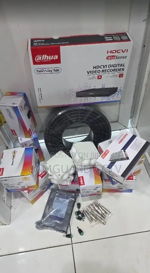 Dahua Hd CCTV Recording System With 4 Cameras