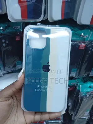 iPhone 13 Vertical Split Color Silicone Case