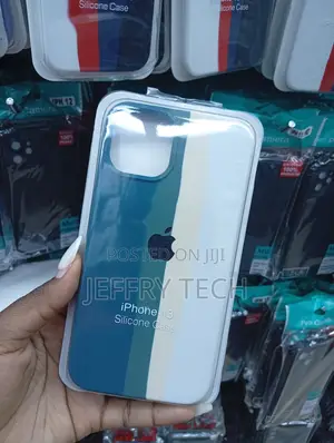 iPhone 13 Vertical Split Color Silicone Case