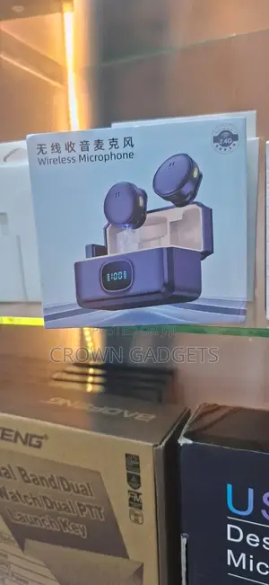 Q8 Magnetic Double Mic 2.4g Wireless Recording System