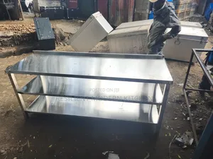 Commercial Stainless Steel 6ft Table With 2 Undershelf