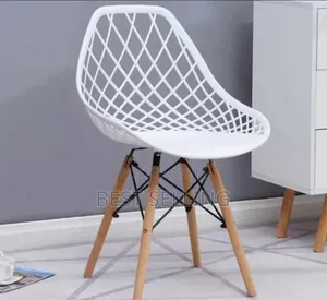 White Breathable Dining Chair