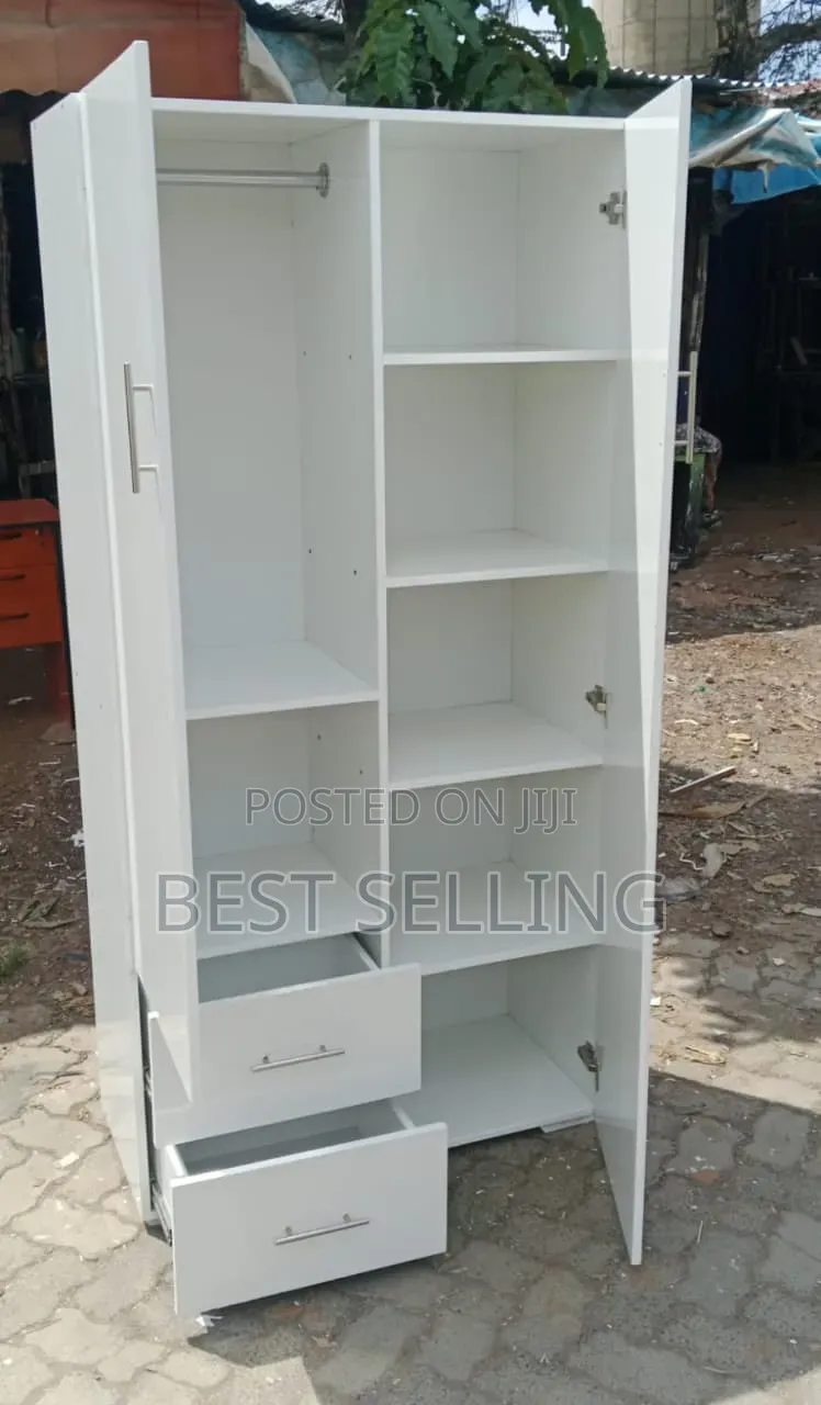 All White 2 Column Wordrobe