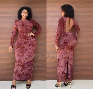 Maxi Bodycon Floral Dress