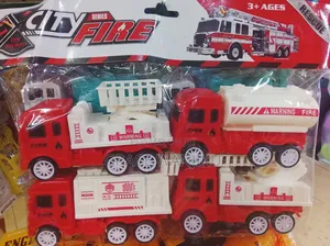 4pcs Set City Fire Rescue Truck