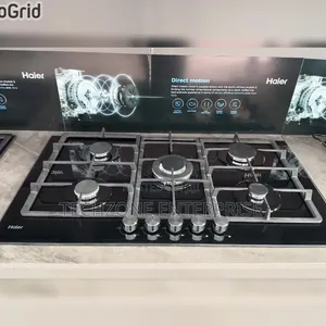 Haier Hob-S775b 75cm Powerful 5 Burners Built-in Cooker – Black 