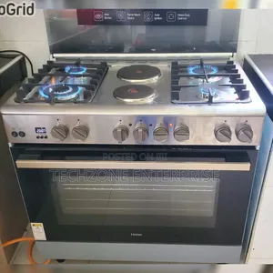 60*90 Haier 4+2 Standing Cooker With Wide Oven,Wok Burner and Sensor 